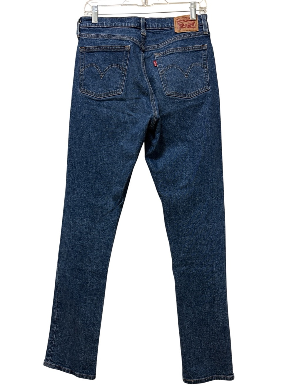 Levi's Women's 501 Original Fit Button Fly Med Wash Blue Denim Jeans W29/L32 - Picture 2 of 12